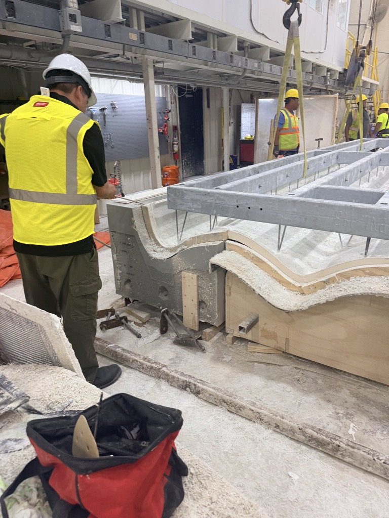 Wave-profile mold