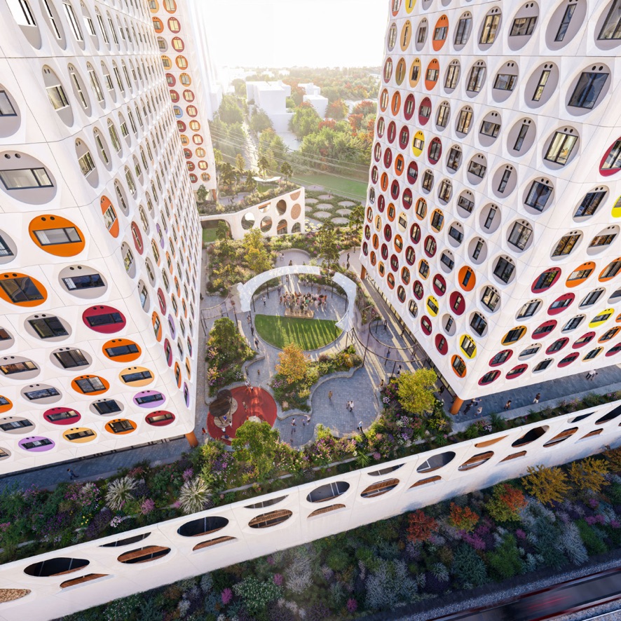 Courtyard render