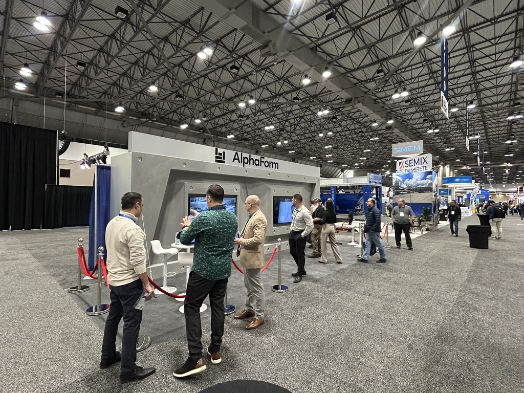Booth on the show floor