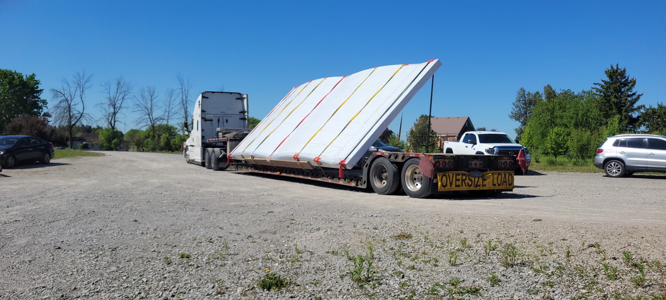 Mold delivery, oversize load