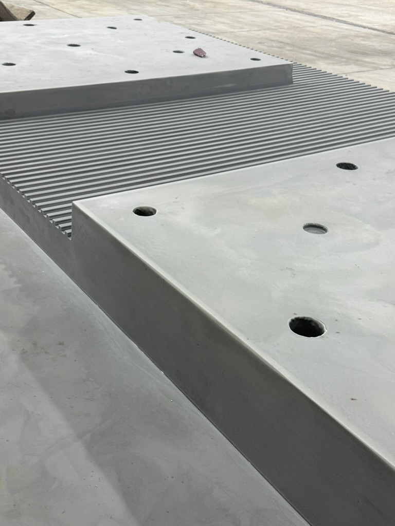 Certified mold surface, close-up